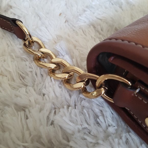 Michael Kors Brown Leather Crossbody Bag (NWOT) - Picture 9 of 14